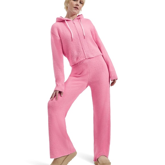 UGG Asala Pink Hoodie Sweat Set (050) - Picture 1 of 13